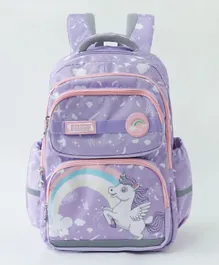 Cute & Stylish Unicorn Backpack Purple - 16.9 Inches