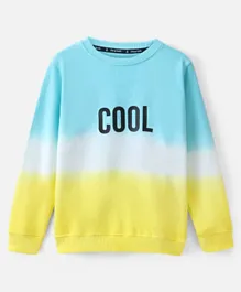 Pine Kids 100% Cotton Full Sleeves Sweatshirt Cool Printed - Snow White