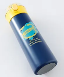 Printed Unisex Sipper Bottle Navy - 500mL
