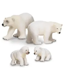Terra Polar Bear Family White - 4 Pieces