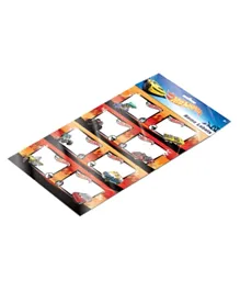 Hot Wheels Name Label A4 Sheet Pack of 2 - Multi Color