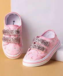 Cute Walk by Babyhug with Double Velcro Closure Casual Shoes - Pink