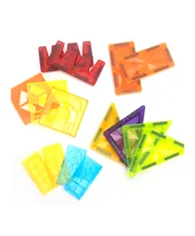 Magnetic Tiles Construction Blocks Multicolor - 75 Pieces