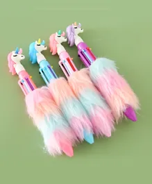 Unicorn Rainbow Pen - 4 Pieces