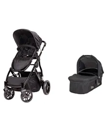 Baby Trend Muv Reis Stroller + Carrycot – Satin Black Mystic Black