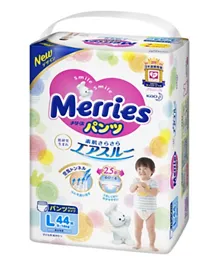 Merries Pants Super Jumbo Pack Large Size 4 - 44 Pieces