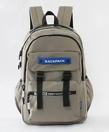 Logo School Backpack Light Brown - 20 Inch