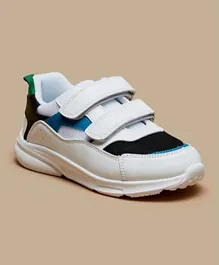 Mister Duchini Colourblock Sneakers With Hook And Loop Closure - Multicolour