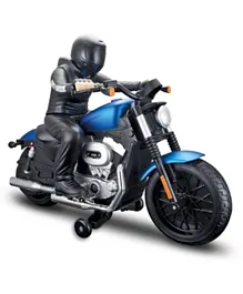 Maisto Radio Controlled HD Moto Custom Harley Davidson XL1200N Nighster with Rider Pack of 1 -Assorted