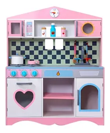 Classic and Stylish Kitchen Set - Pink and White