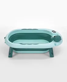 فاب ان فانكي - حوض استحمام للأطفال مع تحكم في درجة الحرارة - أخضر