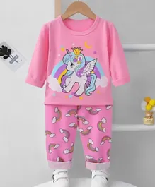 SAPS Unicorn Night Suit -Pink
