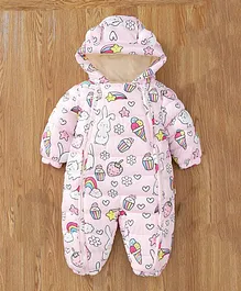 SAPS Winter Wear Romper - Pink