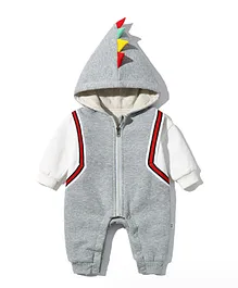 SAPS Hooded Romper - Grey