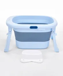 فاب ان فانكي - حوض استحمام للأطفال قابل للطي - أزرق