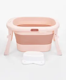 Folding Baby Bathtub - Pink