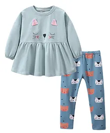 SAPS Kitty Top & Bottom Set - Multicolor