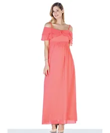 Bella Mama Maternity Dress - Pink