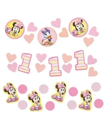 Party Centre Minnie Mouse 1st Birthday Value Pack Confetti - Multicolour