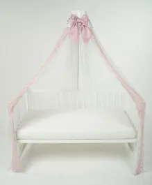 Monnet Baby Lace Magic Parade Crib Canopy - Pink