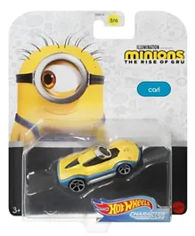 Mattel Hotwheels Minions 2 Character Car - Assorted