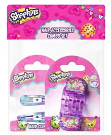 Shopkins Hair Claws and Hair Clips  Combo - Lavender and Blue