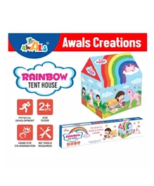 Awals LED Rainbow Tent House - Multicolour