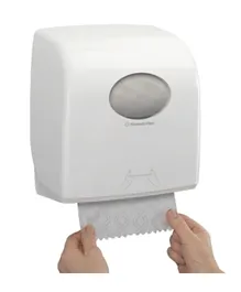Aquarius-rolled Hand Towel Dispenser White-7375010