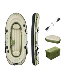 Bestway Hydro-Force Voyager 500 Inflatable Raft Set - Green & White