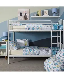 بان هوم -  سرير إفار بطابقين للأطفال - أبيض