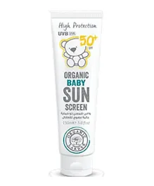 Organic Larder Natural Baby Sunscreen SPF50+ - 150ml