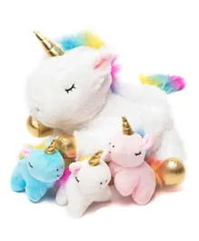 Mumfactory Unicorn Plush Toys for Girl - 4 Unicorns