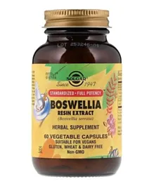 SOLGAR SFP Boswellia Resin Extract Herbal Supplement - 60 Vegetable Capsules