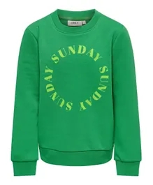 Only Kids Sunday Sweatshirt - Green