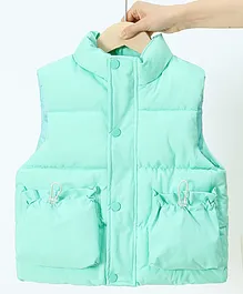 SAPS Sleeveless Padded Winter Jacket - Green