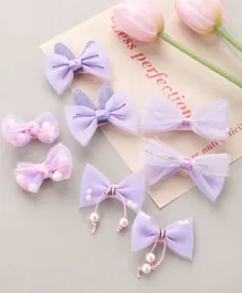 Kookie Kids Bow & Butterfly Clips - 8 Pieces