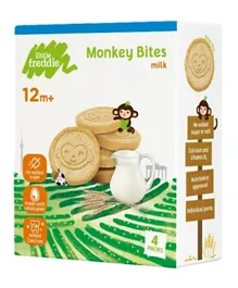 Little Freddie Monkey Bites Milk Biscuits - 80g