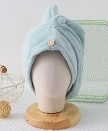 Classic and Soft Hair Drying Cap - Sea Green