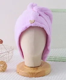 Classic and Soft Hair Drying Cap - Purple