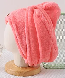 Classic and Soft Hair Drying Cap - Pink