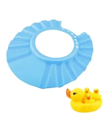 ستار بيبيز قبعة استحمام للأطفال مع حزمة ألعاب البط الزرقاء عدد 5