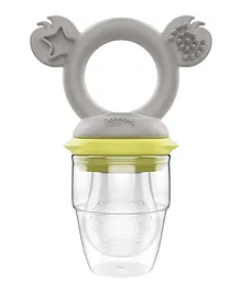 Cherubbaby Silicone Fresh Food Feeder & Teether - Lemon Grey