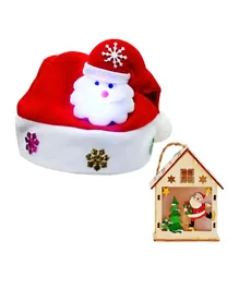 قبعة عيد الميلاد ستار بيبيز مع فانوس خشبي