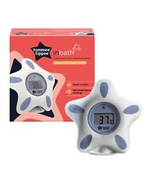 Tommee Tippee Bath and Room Star Thermometer - White Green