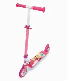 Smoby Disney Princess 2 Wheel Foldable Scooter - pink