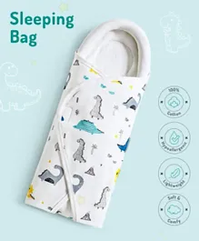 Printed Baby Sleeping Bag - Dinosaur