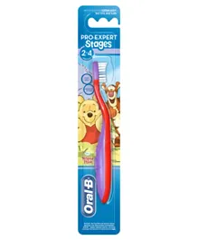 Oral-B Stages 2 Winnie to Pooh Soft Toothbrush - Multicolour