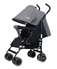 Moon Neo Plus Light Weight Travel Stroller - Black   Grey Dots