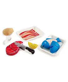 Hape Wooden Tasty Proteins Play Food - 7 Pieces