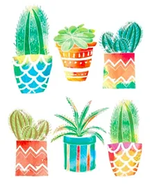 Otter House 5 in 1 Cello Cacti Notes Multicolour - Pack of 5